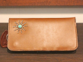 【送料無料】HTC LONG WALLET #STARBURST TURQUOISE LIGHT BROWN