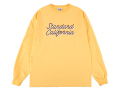 【送料無料】STANDARD CALIFORNIA HEAVYWEIGHT MODERN TWIST SIGNS LOGO LONG SLEEVE T-SHIRT YELLOW
