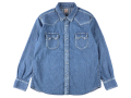 【送料無料】STANDARD CALIFORNIA DENIM WESTERN SHIRT VINTAGE WASH INDIGO