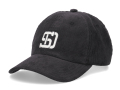 STANDARD CALIFORNIA CORDUROY LOGO BASEBALL CAP CHARCOAL