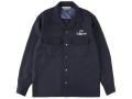 【送料無料】STANDARD CALIFORNIA WOOL SHIRT NAVY