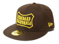 NEW ERA / STANDARD CALIFORNIA 59FIFTY LOGO CAP BROWN
