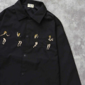 【送料無料】The Endless Summer TES CALIFORNIA GOGO DANCER EMB COACH JACKET BLACK