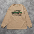 【送料無料】The Endless Summer TES CALIFORNIA 4 BUHI CHASING THE WAVES LONG SLEEVE T-SHIRT BEIGE