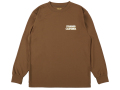 【送料無料】STANDARD CALIFORNIA TECH DRY LOGO LONG SLEEVE T-SHIRT BROWN