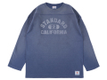 【送料無料】STANDARD CALIFORNIA HEAVYWEIGHT FOOTBALL LONG SLEEVE T-SHIRT VINTAGE WASH NAVY