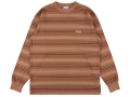 【送料無料】STANDARD CALIFORNIA HEAVYWEIGHT BORDER LONG SLEEVE T-SHIRT BEIGE