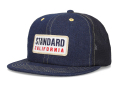 STANDARD CALIFORNIA BOX LOGO PATCH DENIM MESH CAP INDIGO