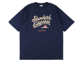 【送料無料】STANDARD CALIFORNIA HEAVYWEIGHT MODERN TWIST SIGNS LOGO2 T-SHIRT NAVY