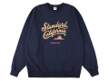 【送料無料】STANDARD CALIFORNIA US COTTON MODERN TWIST SIGNS LOGO2 SWEAT NAVY