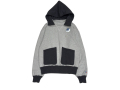 【送料無料】RUSSELL ATHLETIC Pro Cotton Slub Loopback Terry Brushed Two Tone Sweat Hoodie Ash Gray