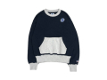 【送料無料】RUSSELL ATHLETIC Pro Cotton Slub Loopback Terry Brushed Two Tone Sweat Navy