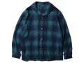 【送料無料】TOWNCRAFT 60's LOOP COLLAR NEL OMBRE SHIRTS BLUE