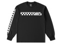 VANS APPAREL LONG SLEEVE RACING TEAM T-SHIRT BLACK