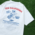 The Endless Summer TES CALIFORNIA DIRT RACER T-SHIRT WHITE 「メール便OK」