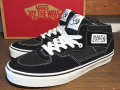 【送料無料】VANS HALF CAB DECON BLACK/TRUE WHITE