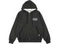 【送料無料】RUSSELL ATHLETIC / STANDARD CALIFORNIA W FACE LOGO ZIP HOOD SWEAT BLACK