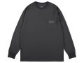 【送料無料】STANDARD CALIFORNIA TECH DRY ACTIVE LOGO POCKET LONG SLEEVE T-SHIRT BLACK