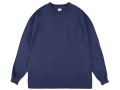 【送料無料】STANDARD CALIFORNIA HEAVYWEIGHT POCKET LONG SLEEVE T-SHIRT VINTAGE WASH NAVY
