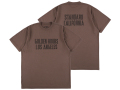 【送料無料】STANDARD CALIFORNIA GOLDEN HOURS LA T-SHIRT BROWN