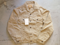 【送料無料】FAR EAST MANUFACTURING TRUCKER JACKET / TYPE 70505 CORDUROY BEIGE