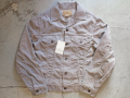 【送料無料】FAR EAST MANUFACTURING TRUCKER JACKET / TYPE 70505 CORDUROY L.GRAY