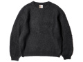 【送料無料】TOWNCRAFT MOHAIR SHAGGY CREW SWEATER BLACK