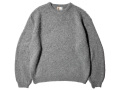 【送料無料】TOWNCRAFT MOHAIR SHAGGY CREW SWEATER GRAY