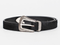 Wrangler HIAR ON HIDE WESTERN BELT BLACK