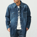 【送料無料】Wrangler US ORIGINAL 27MW WESTERN DENIM SHIRT USED INDIGO