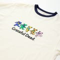 Greatful Dead × Wrangler RINGER T-SHIRT BEAR NAVY 「メール便OK」
