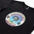 Greatful Dead × Wrangler PRINT T-SHIRT SKULL AND ROSES BLACK 「メール便OK」
