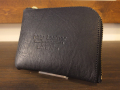 【送料無料】Dirty Leather Down Town Leather Works Leather Double Zip Wallet ブラック 栃木レザー