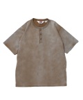BEN DAVIS CLASSIC S/S HENLEY BEIGE 「メール便OK」