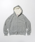 BEN DAVIS THERMAL LINED ZIP HOODIE MIX GRAY