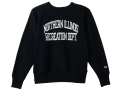 【送料無料】Champion REVERSE WEAVE PRINT CREW NECK SWEAT 70's 11.5oz MODEL BLACK