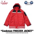 【送料無料】COOKMAN LOS ANGELES CALIFORNIA FREEZER JACKET RED