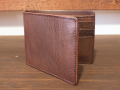 【送料無料】Dirty Leather Down Town Leather Works Leather Bi-Fold Wallet ブラウン 栃木レザー