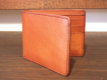 【送料無料】Dirty Leather Down Town Leather Works Leather Bi-Fold Wallet キャメル 栃木レザー