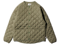 【送料無料】PENNEY'S STANDARD QUILT CREW CARDIGAN OLIVE