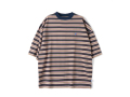 RUSSELL ATHLETIC Athletic Striped Jersey T-shirt Beige 「メール便OK」