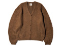 【送料無料】TOWNCRAFT MOHAIR SHAGGY CARDIGAN BROWN