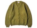 【送料無料】TOWNCRAFT MOHAIR SHAGGY CARDIGAN OLIVE