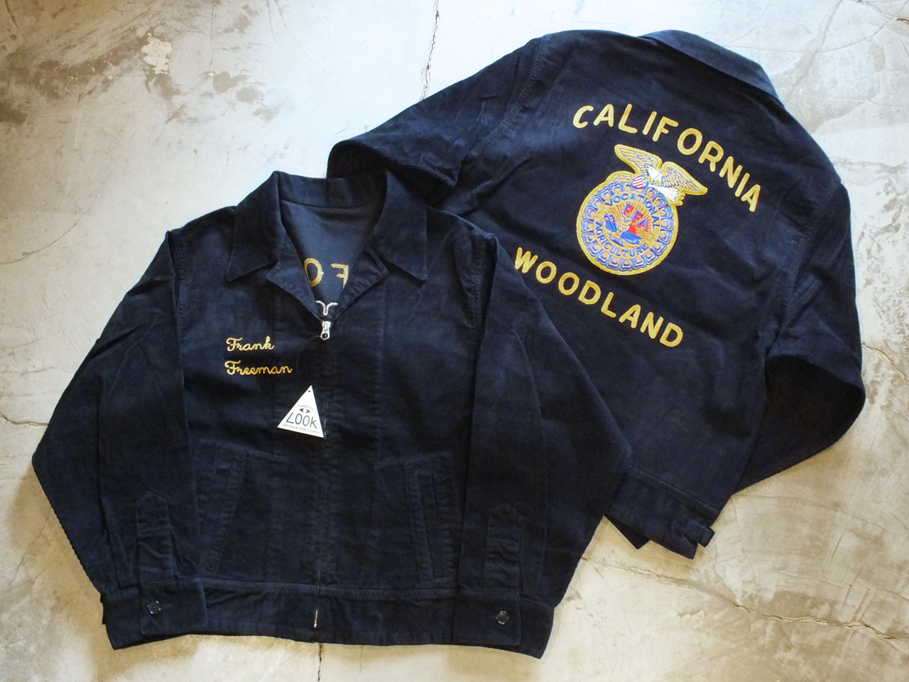 【送料無料】THRIFTY LOOK FFA JACKET CALIFORNIA WOODLAND DARK NAVY