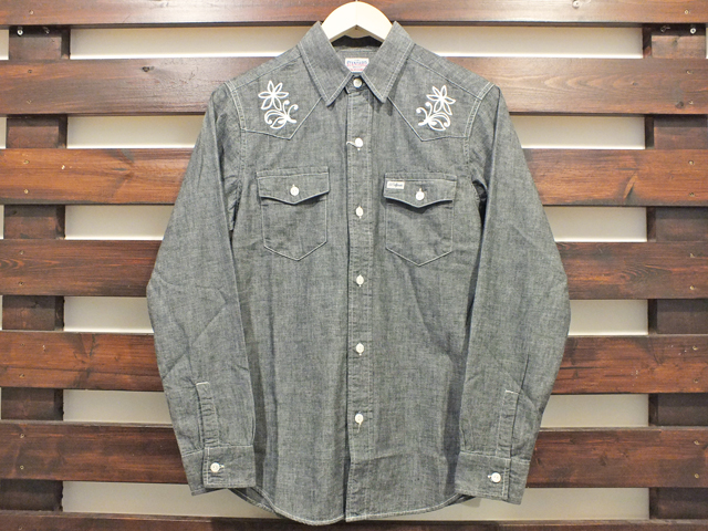 【送料無料】STANDARD CALIFORNIA CHAMBRAY WESTERN SHIRT BLACK