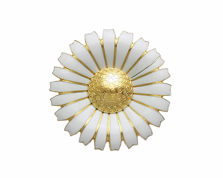 ブローチ　デイジー　５０ｍｍ