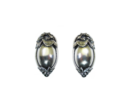 ２０２６　イヤークリップ　（シルバーストーン）