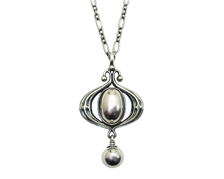  　2013　イヤーペンダント　ネックレス　シルバー GEORG JENSEN 2013 イヤーペンダント ネックレス シルバー