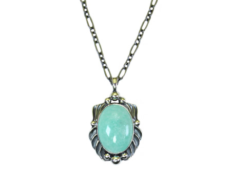 ２０２５　イヤーペンダント　（アマゾナイト）