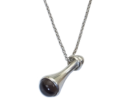 ペンダント　ドロップレット　（スモーキークォーツ）